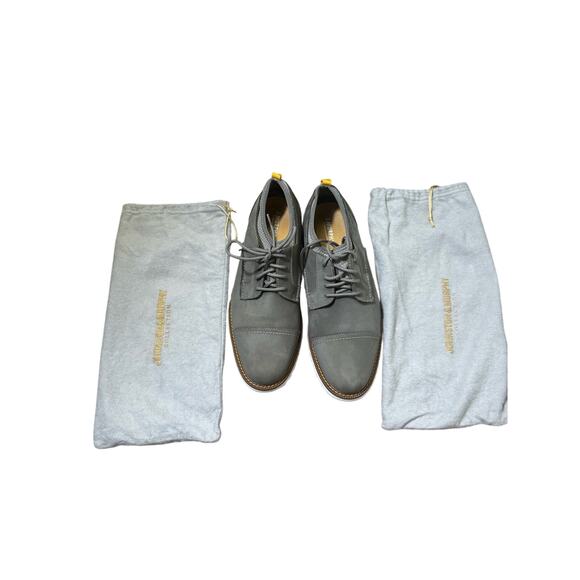 Men\'s J. Murphy Gray Slip On Leather Shoe Sz 9.5